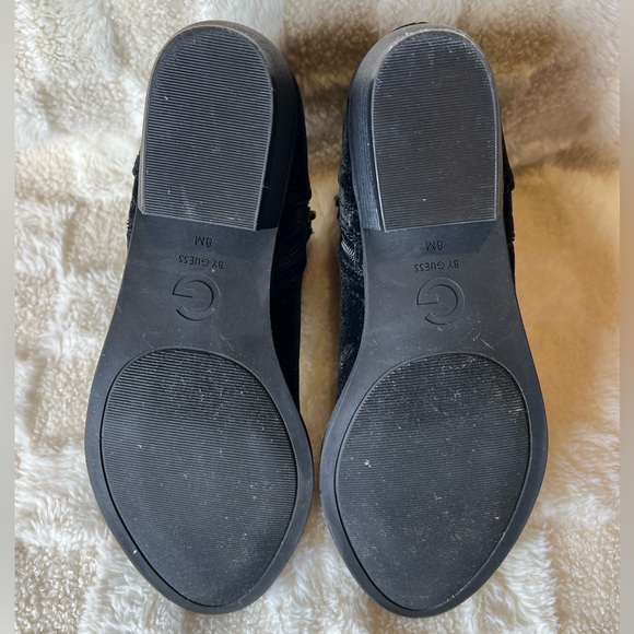 Guess black velvet booties ankle boots - Picture 5 of 7